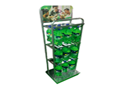 Foldable grocery rack